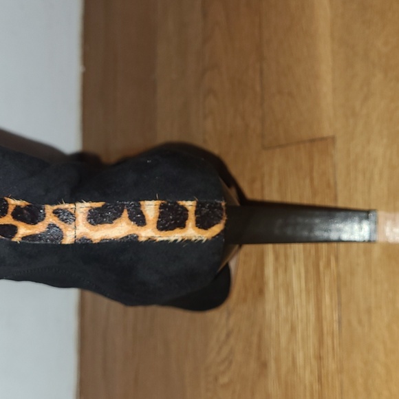 Schutz Benine Up Black Over the Knee Boots - Picture 4 of 6